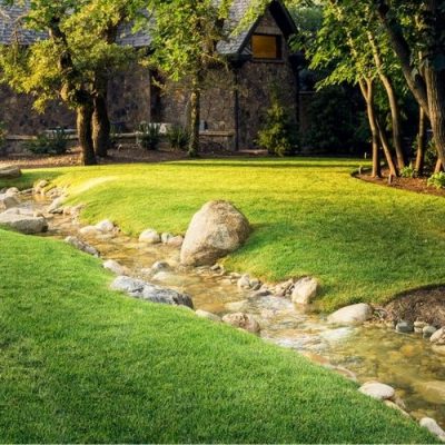 Landscaping is more than just sprinklers. Out irrigation design and installation services offer a premium value for your yard. If green grass or sod is a must for your home landscaping, check out the work from Big Rock Premium Landscaping and Design for green landscaping design ideas.
