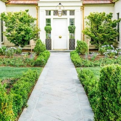 Our landscaping services offers an array of features. Give your landscape life with green residential landscaping with green grass, freshly placed sod, perennial plants, and clean stone pathways.