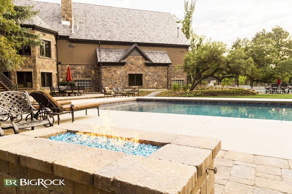 best fire pit and pool landscape design