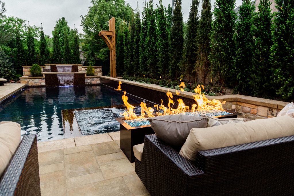 Luxury landscaping is about how you utilize those elements to create a high-end finished product
