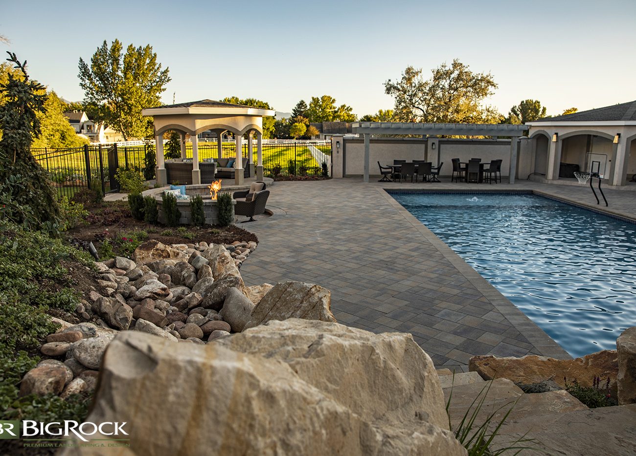 Having a firepit, pergola, pool and beautiful gardens in your residential landscaping is possible. Big Rock Premium Landscaping can make all your landscaping dreams come true.