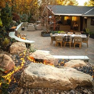 landscaping ideas with large rocks