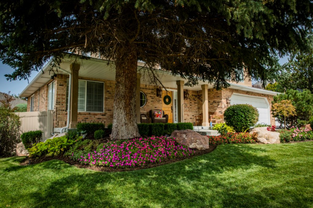 Flowers are the ultimate tool when it comes to landscaping for curb appeal.
