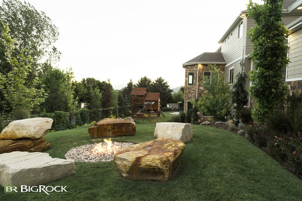 Get going on creating the perfect fire pit to lounge by on a chilly summer evening. It’s the perfect addition to any outdoor entertaining space.