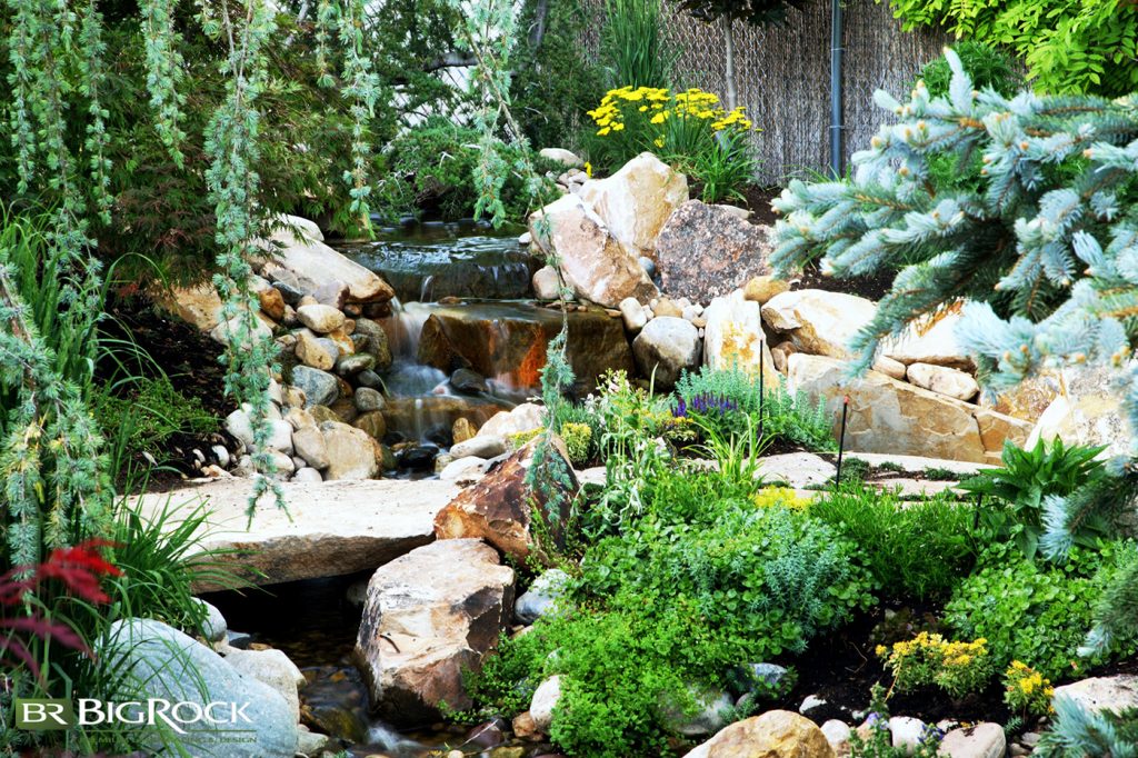 Small outcroppings of rocks thoughtfully placed through your yard will help your yard meld into its natural environment and create visual continuity.