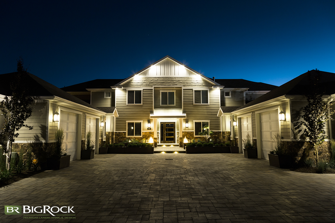 The proper outdoor lighting is essential to a well designed residential landscape. Let Utah's Big Rock Landscaping help design and install the ideal landscape outdoor lighting.