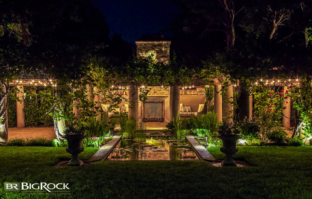 Garden spaces truly become magical when you get creative with your lighting