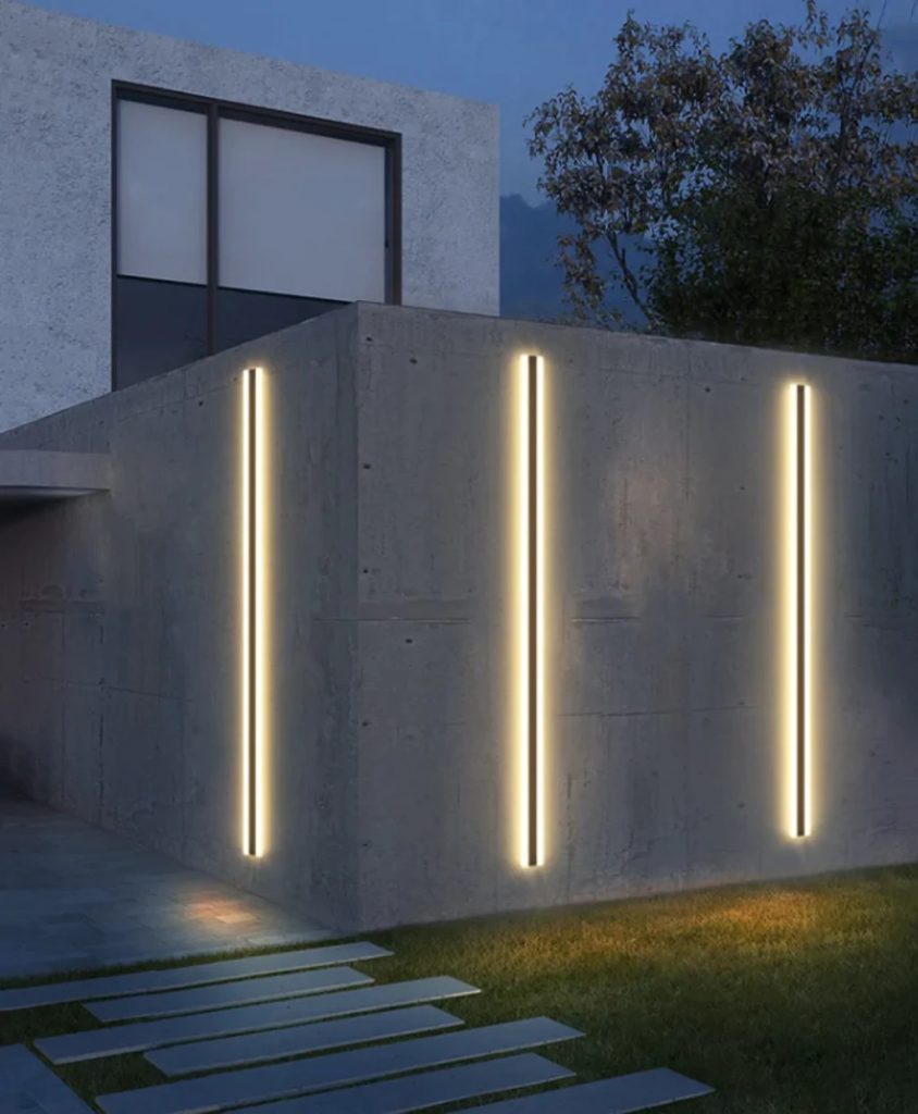 Adding lights on the exterior walls of your home has always been a sound lighting strategy