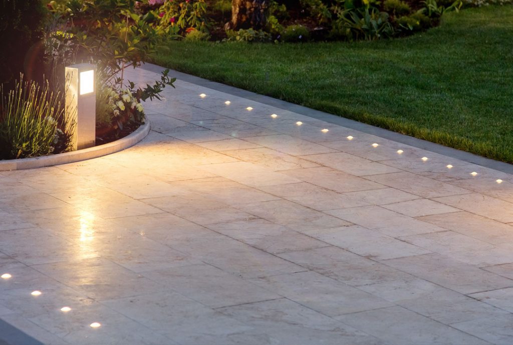 In ground lighting is one of the best ways to add light to pathways without sacrificing safety