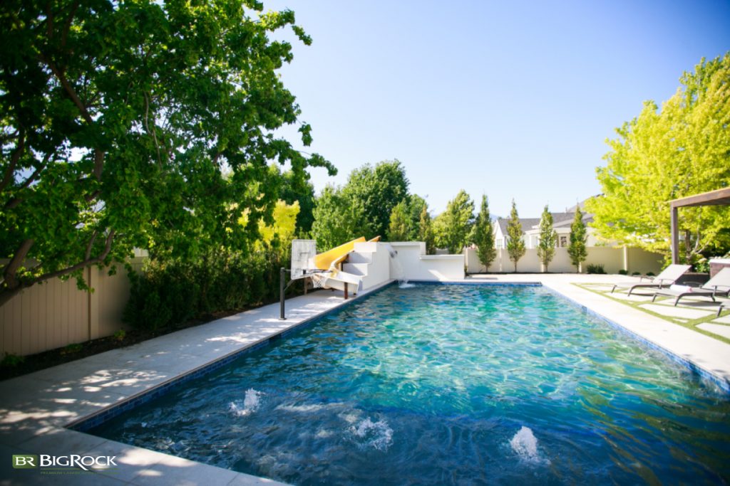 Plus, swimming is low impact, meaning it’s easy on your joints. So instead of pounding the pavement around your neighborhood in the heat, you can burn your calories in a nice swim in your beautiful backyard.