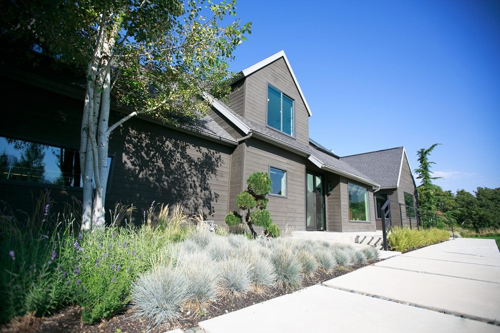 Favorite shrub for Utah landscaping in this style: Blue fescue