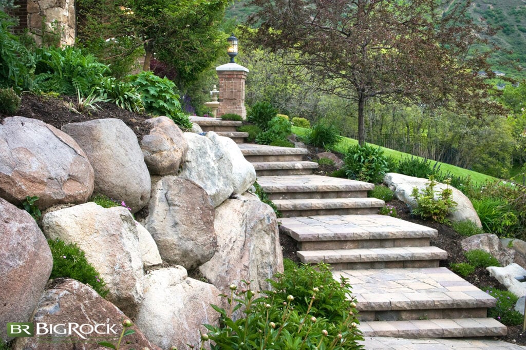 If it’s installed correctly and there haven’t been any major weather or natural disasters, boulder retaining walls require little maintenance. If you notice boulders slipping or erosion, contact a landscape professional immediately.