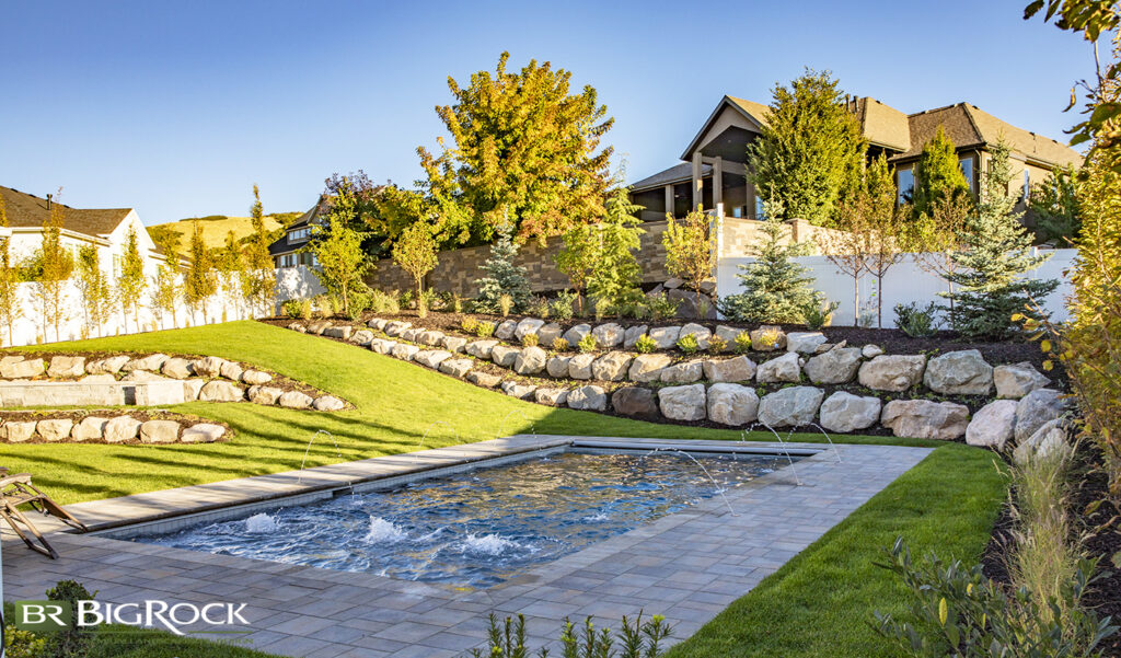 Choosing a landscape team for your rock boulder retaining wall is one of the most important decisions you’ll make for your yard, so make sure you choose a team with experience with many types of retaining walls.