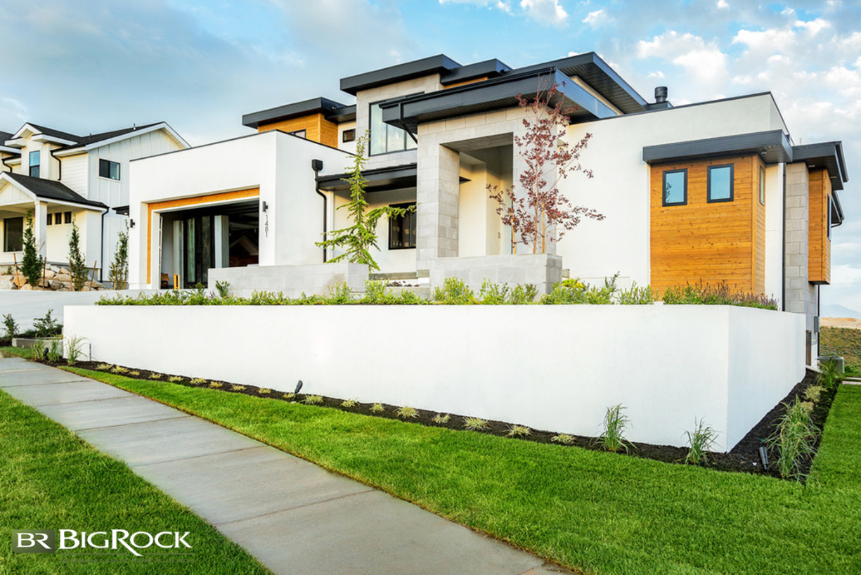 Contemporary Landscaping Design for Your Utah Home - Big Rock Landscaping